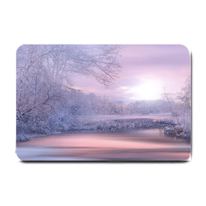 Nature Landscape Winter Small Doormat 