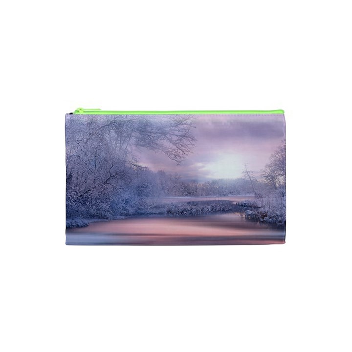 Nature Landscape Winter Cosmetic Bag (XS)