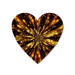 Christmas Star Wallpaper Explosion Heart Magnet by Vaneshart