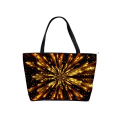 Christmas Star Wallpaper Explosion Classic Shoulder Handbag by Vaneshart