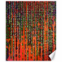 Matrix Technology Data Digital Canvas 8  X 10  by Vaneshart