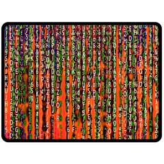 Matrix Technology Data Digital Fleece Blanket (large)  by Vaneshart