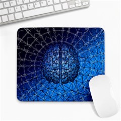 Brain Web Network Spiral Think Large Mousepads by Vaneshart