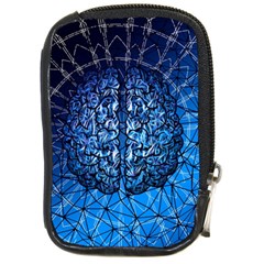 Brain Web Network Spiral Think Compact Camera Leather Case by Vaneshart