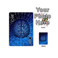 Brain Web Network Spiral Think Playing Cards 54 Designs (mini) by Vaneshart