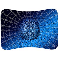 Brain Web Network Spiral Think Velour Seat Head Rest Cushion by Vaneshart