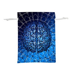 Brain Web Network Spiral Think Lightweight Drawstring Pouch (m) by Vaneshart