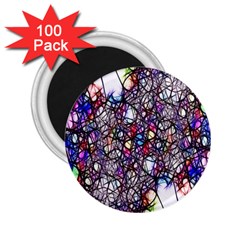 Web Network Abstract Connection 2 25  Magnets (100 Pack)  by Vaneshart