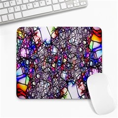 Web Network Abstract Connection Large Mousepads by Vaneshart