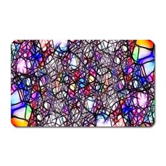 Web Network Abstract Connection Magnet (rectangular) by Vaneshart