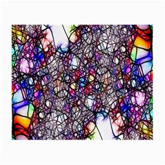 Web Network Abstract Connection Small Glasses Cloth by Vaneshart