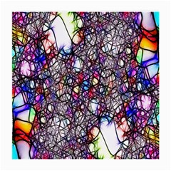 Web Network Abstract Connection Medium Glasses Cloth by Vaneshart