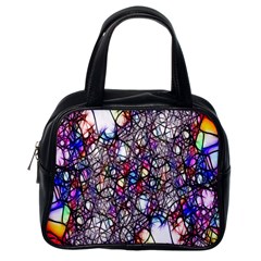 Web Network Abstract Connection Classic Handbag (one Side) by Vaneshart