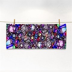 Web Network Abstract Connection Hand Towel by Vaneshart