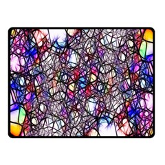 Web Network Abstract Connection Fleece Blanket (small) by Vaneshart