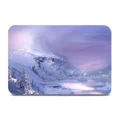 Nature Landscape Winter Snow Plate Mats