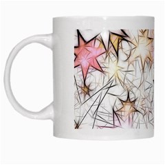 Christmas Star Advent Background White Mugs by Vaneshart