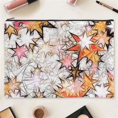 Christmas Star Advent Background Cosmetic Bag (xxxl) by Vaneshart