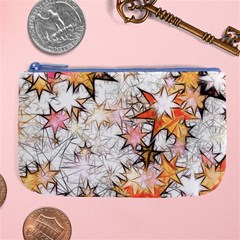 Christmas Star Advent Background Large Coin Purse by Vaneshart