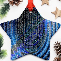 Matrix Technology Data Digital Ornament (star) by Vaneshart