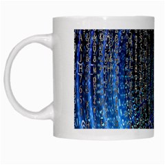 Matrix Technology Data Digital White Mugs by Vaneshart