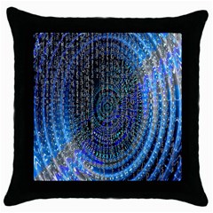 Matrix Technology Data Digital Throw Pillow Case (Black)