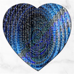 Matrix Technology Data Digital Jigsaw Puzzle (Heart)