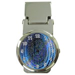 Matrix Technology Data Digital Money Clip Watches Front