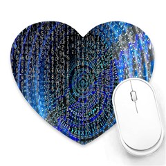 Matrix Technology Data Digital Heart Mousepads by Vaneshart