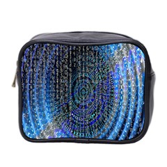 Matrix Technology Data Digital Mini Toiletries Bag (two Sides) by Vaneshart