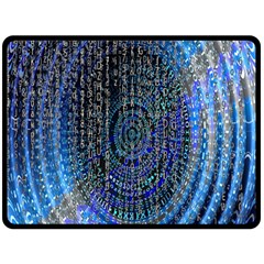 Matrix Technology Data Digital Fleece Blanket (large)  by Vaneshart