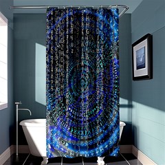 Matrix Technology Data Digital Shower Curtain 36  x 72  (Stall) 