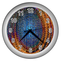 Matrix Technology Data Digital Wall Clock (silver) by Vaneshart