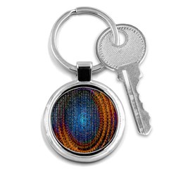 Matrix Technology Data Digital Key Chain (round) by Vaneshart