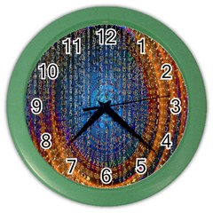 Matrix Technology Data Digital Color Wall Clock by Vaneshart