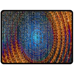 Matrix Technology Data Digital Fleece Blanket (large)  by Vaneshart