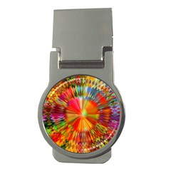 Kaleidoscope Mandala Color Money Clips (round)  by Vaneshart