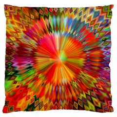 Kaleidoscope Mandala Color Large Cushion Case (one Side) by Vaneshart