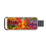 Kaleidoscope Mandala Color Portable USB Flash (Two Sides) Front