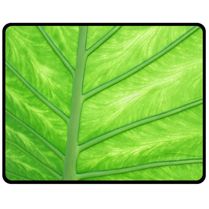 Green Bright Digital Manipulation Fleece Blanket (Medium) 