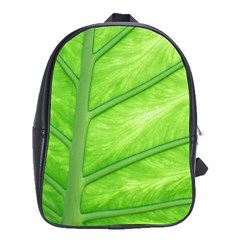 Green Bright Digital Manipulation School Bag (xl) by Vaneshart