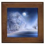 Nature Landscape Winter Framed Tile Front