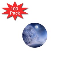 Nature Landscape Winter 1  Mini Magnets (100 Pack) 