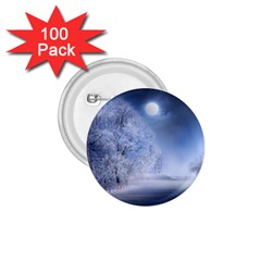 Nature Landscape Winter 1 75  Buttons (100 Pack)  by Vaneshart