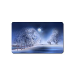 Nature Landscape Winter Magnet (name Card) by Vaneshart