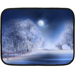 Nature Landscape Winter Fleece Blanket (mini)