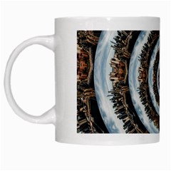 Spiral City Urbanization Cityscape White Mugs by Vaneshart