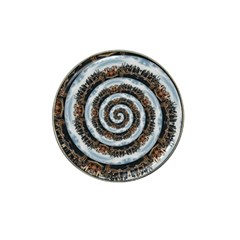 Spiral City Urbanization Cityscape Hat Clip Ball Marker by Vaneshart