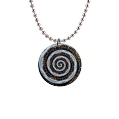 Spiral City Urbanization Cityscape 1  Button Necklace by Vaneshart