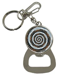 Spiral City Urbanization Cityscape Bottle Opener Key Chain by Vaneshart